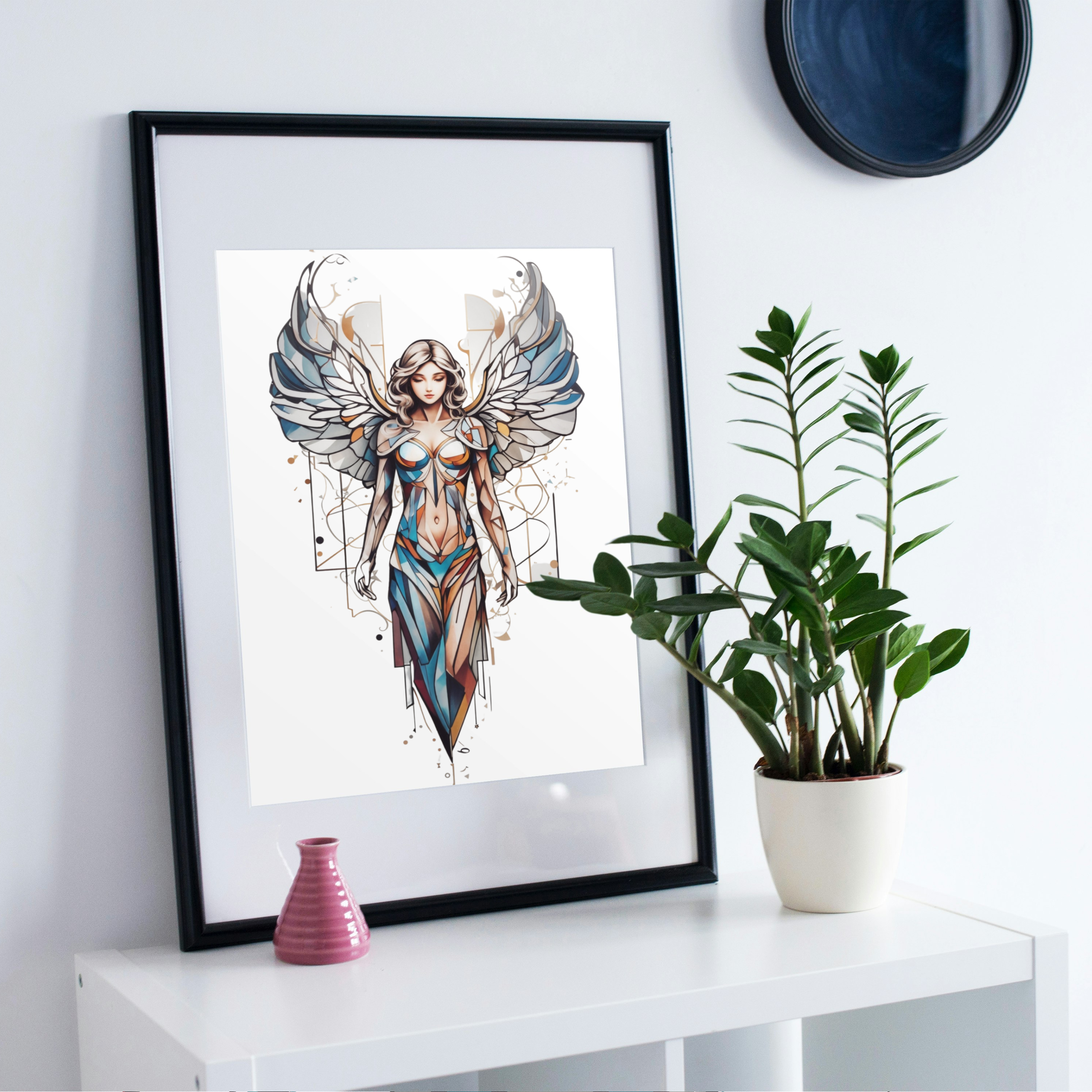 1 Art |  1 Tree | Geometric Dog GeorgeKenny Design