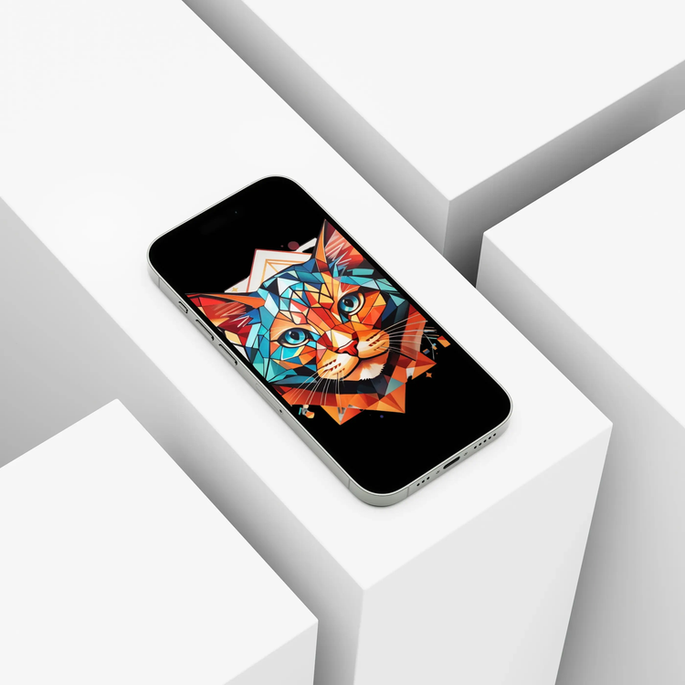 1 Art |  1 Tree | Geometric Tiger GeorgeKenny Design