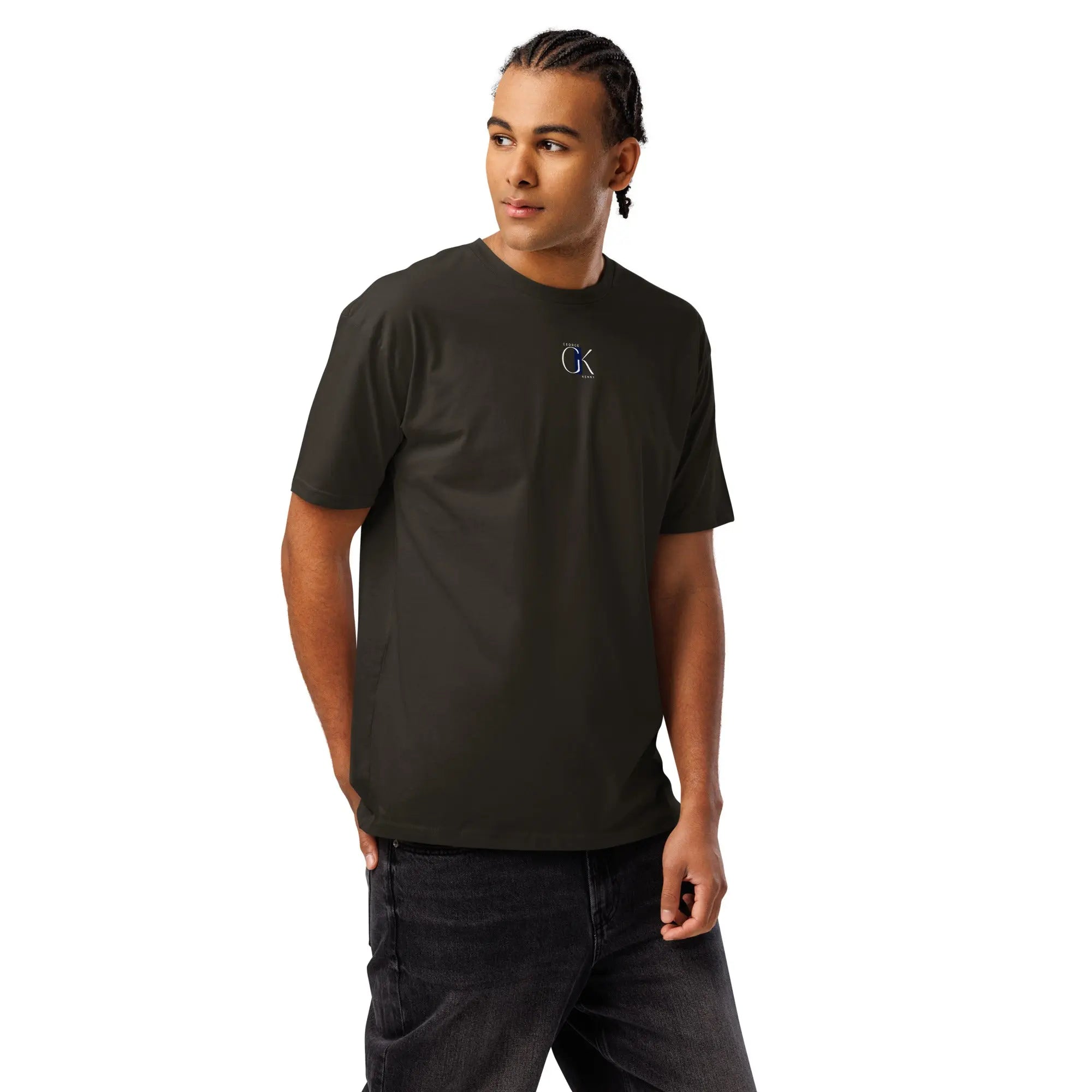 Cotton Heritage I Premium Short Sleeve Tee | Prime Carbon GeorgeKenny Design