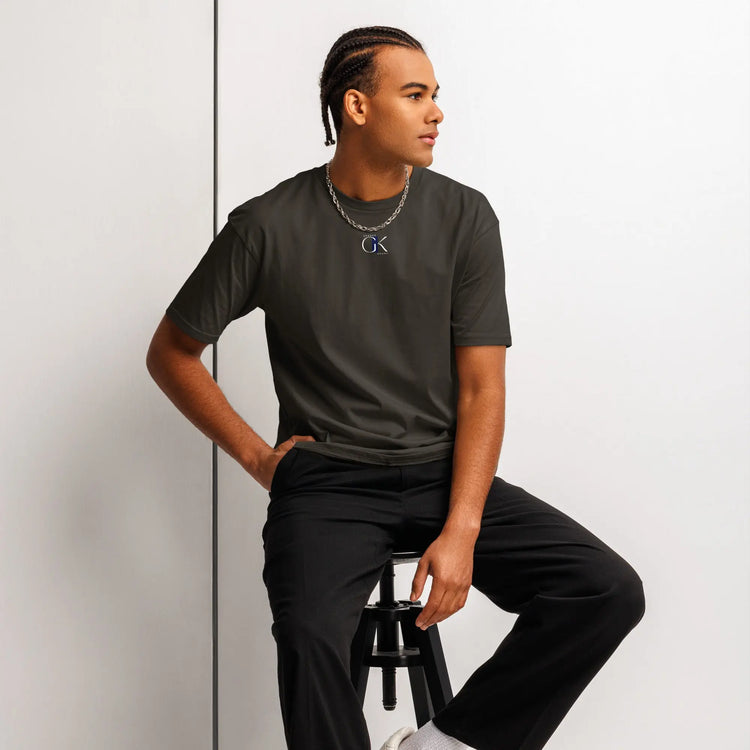 Cotton Heritage I Premium Short Sleeve Tee | Prime Carbon GeorgeKenny Design