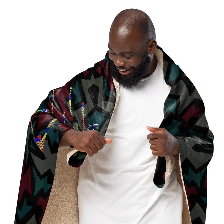 Lounging Pen | Sherpa blanket GeorgeKenny Design