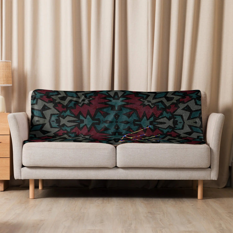Lounging Pen | Sherpa blanket GeorgeKenny Design