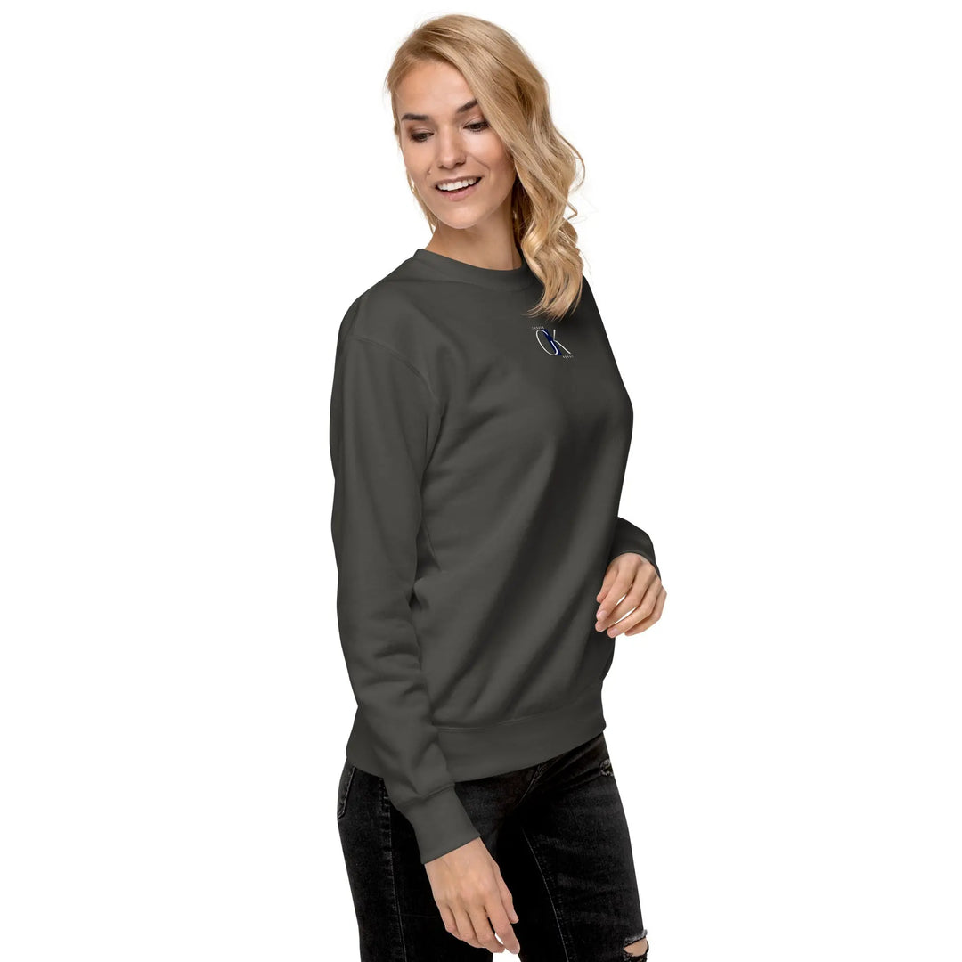 Rib Collar Premium Sweatshirt | Prime Carbon GeorgeKenny Design