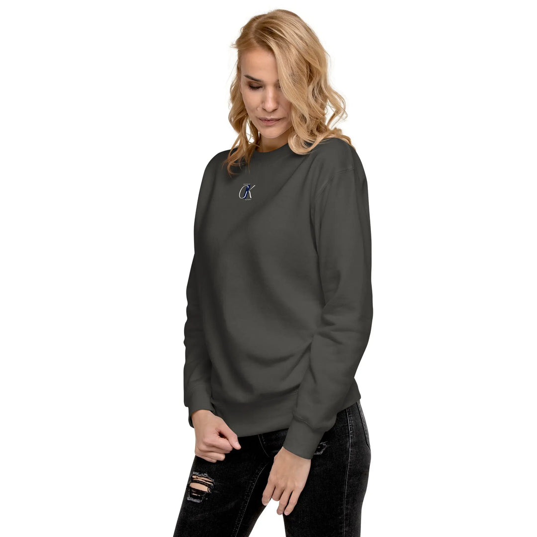 Rib Collar Premium Sweatshirt | Prime Carbon GeorgeKenny Design