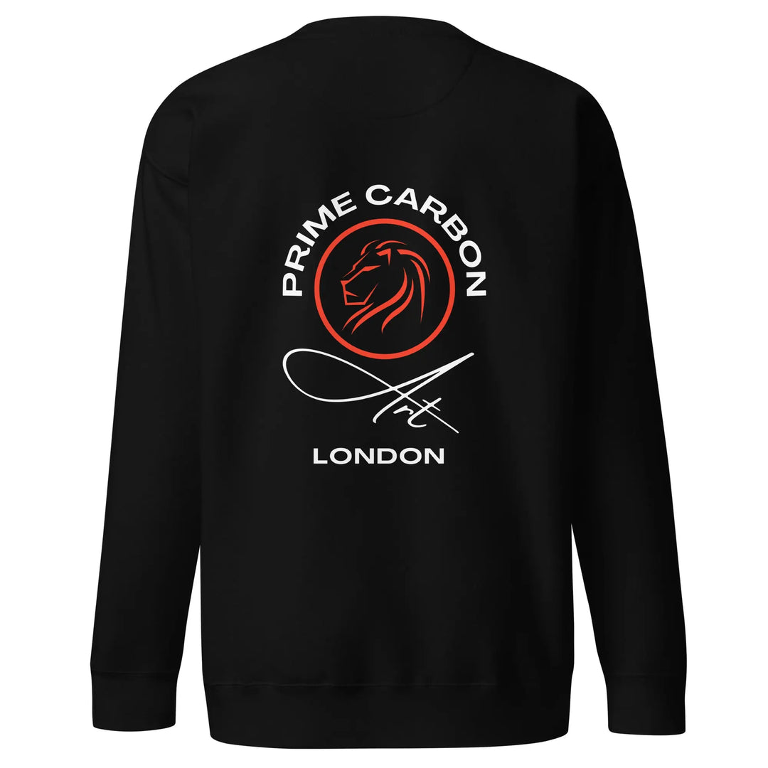 Rib Collar Premium Sweatshirt | Prime Carbon GeorgeKenny Design