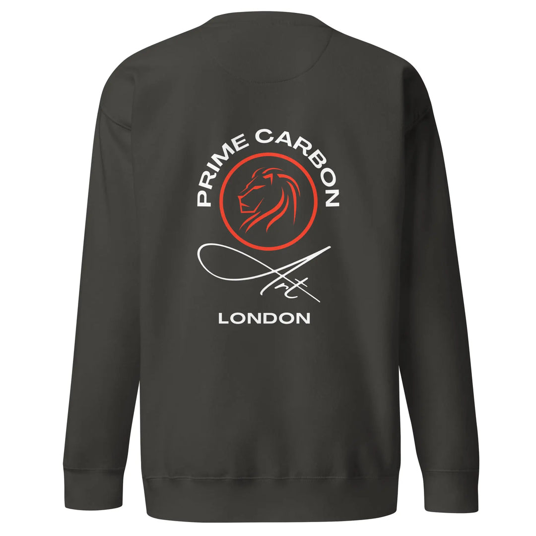Rib Collar Premium Sweatshirt | Prime Carbon GeorgeKenny Design