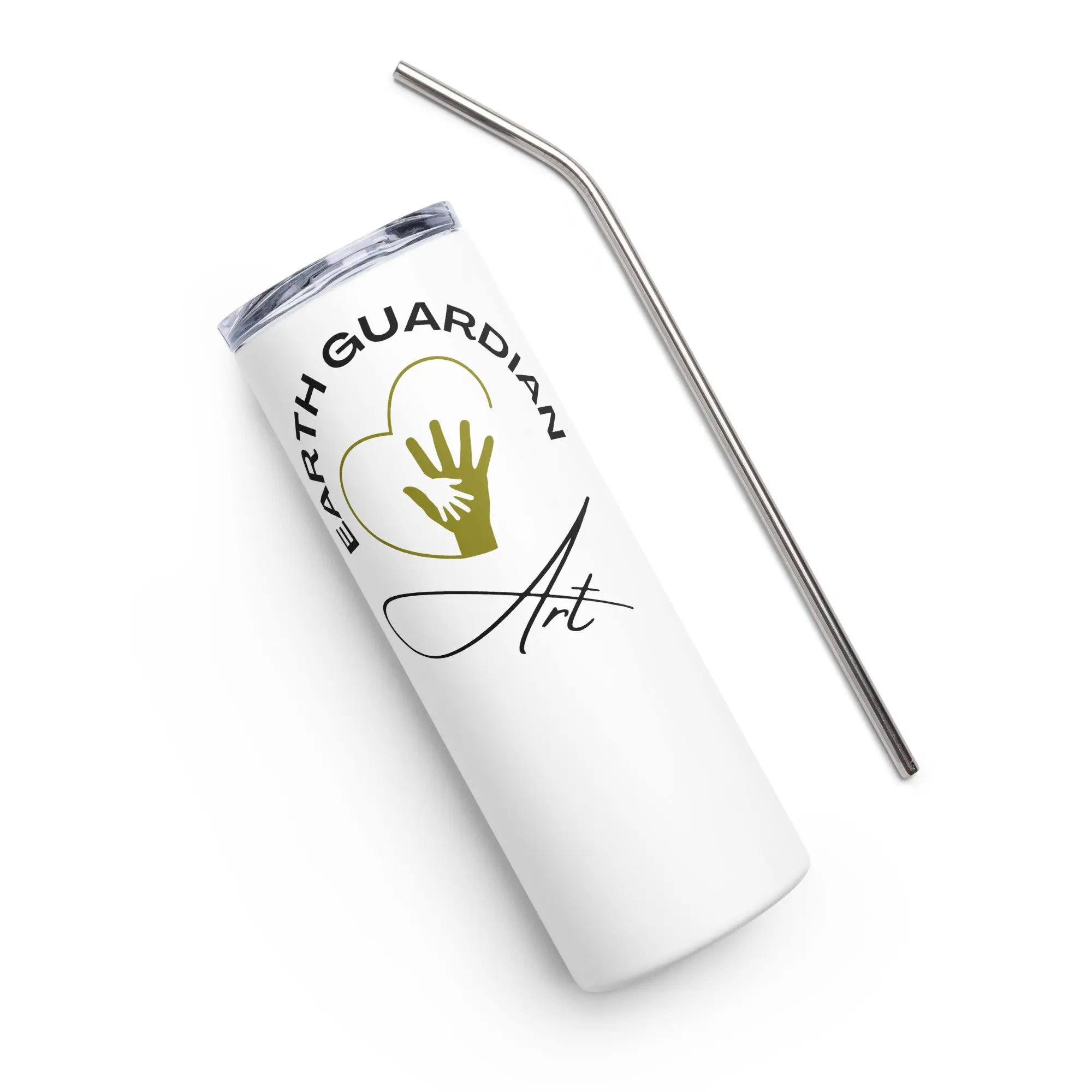 Stainless steel tumbler | Earth Guardian GeorgeKenny Design