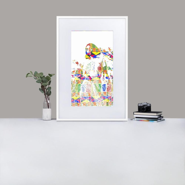 Field of Dreams - Framed Print with Mat - African Inspired - GeorgeKenny Design