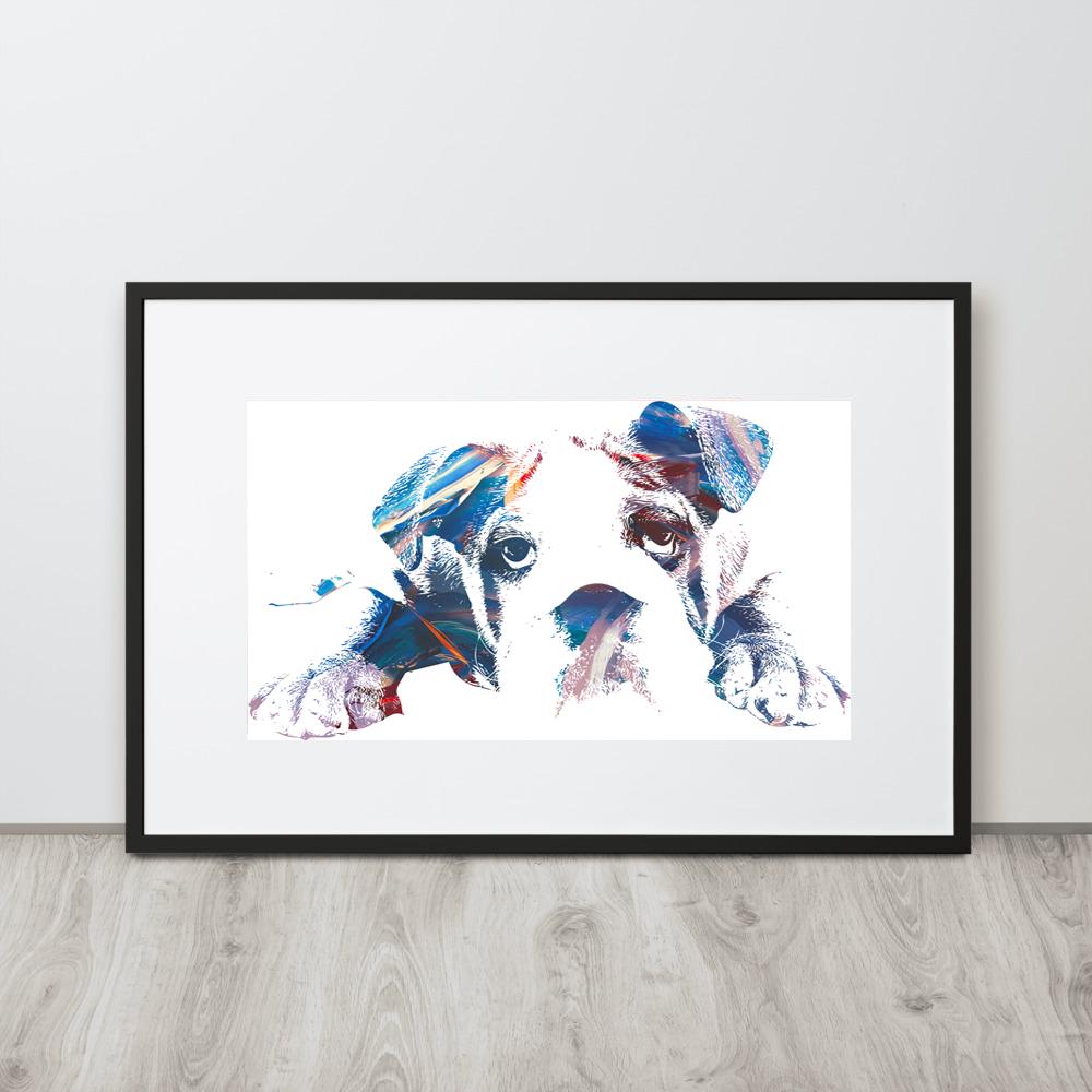Personalised - Landscape Art Print With Mat - GeorgeKenny Design