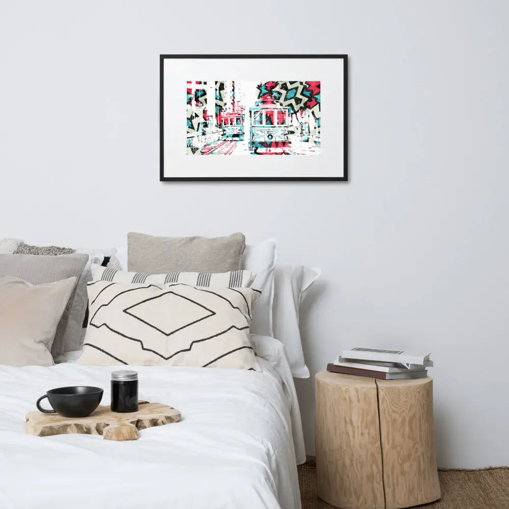Personalised - Landscape Art Print With Mat - GeorgeKenny Design