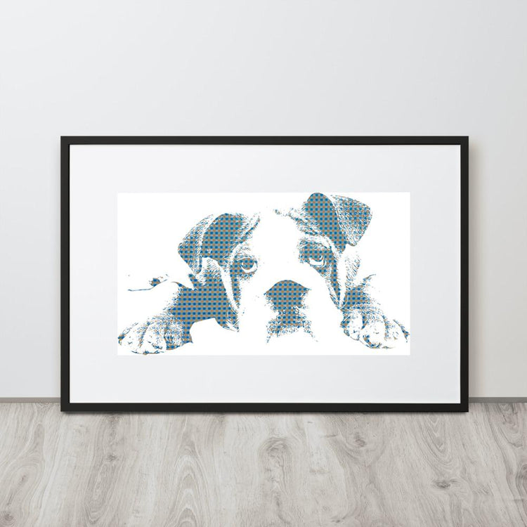 Personalised - Landscape Art Print With Mat - GeorgeKenny Design